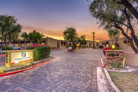 Scottsdale village square - 2620 North 68th Street, Scottsdale, AZ 85257 Continuing Care Retirement Community (CCRC) Welcome to Scottsdale Village Square, an award-winning Pacifica Senior Living community in Scottsdale, AZ, created to be an oasis of comfort that anyone can enjoy.